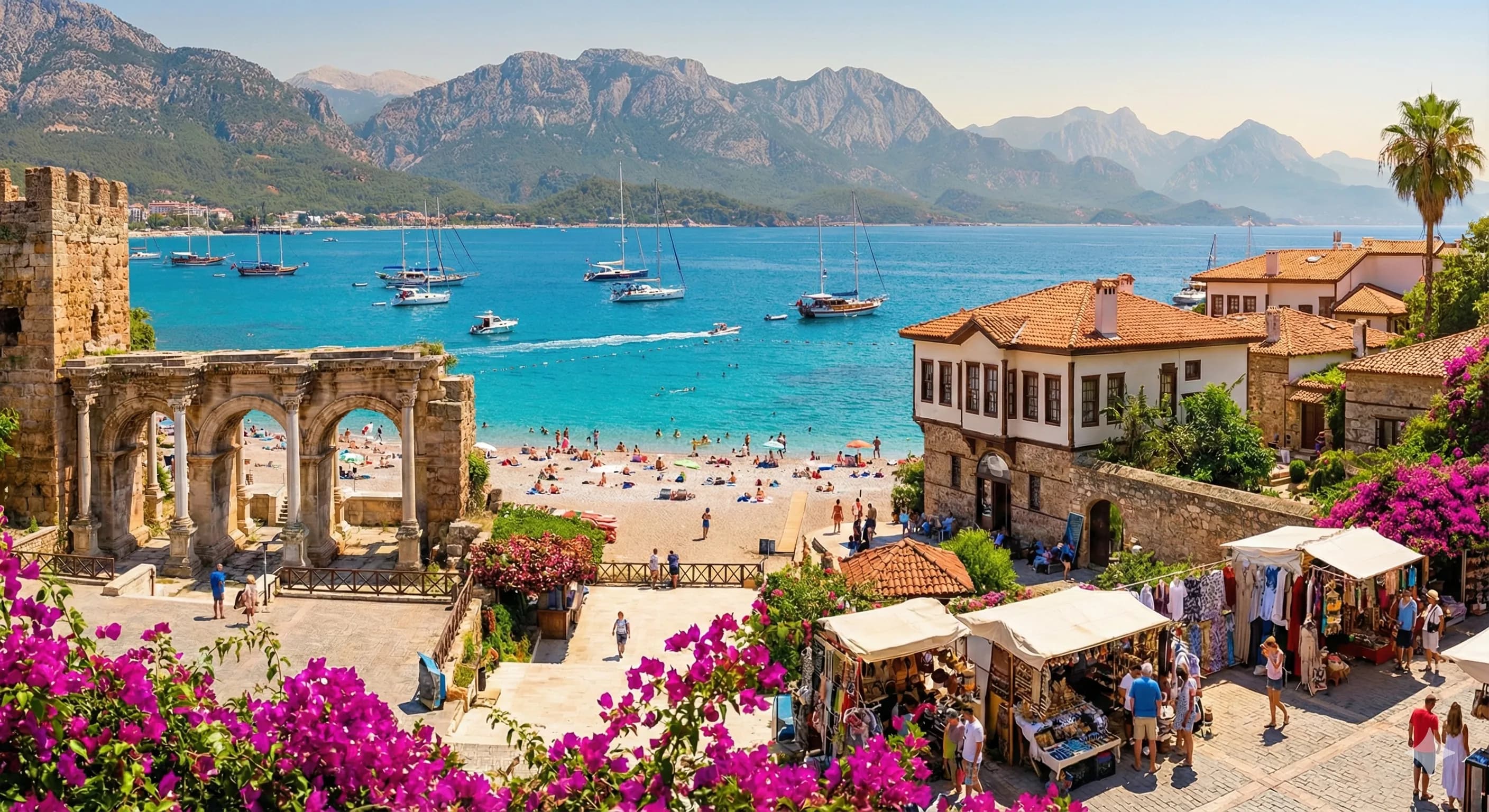 أنطاليا والريفيرا التركية